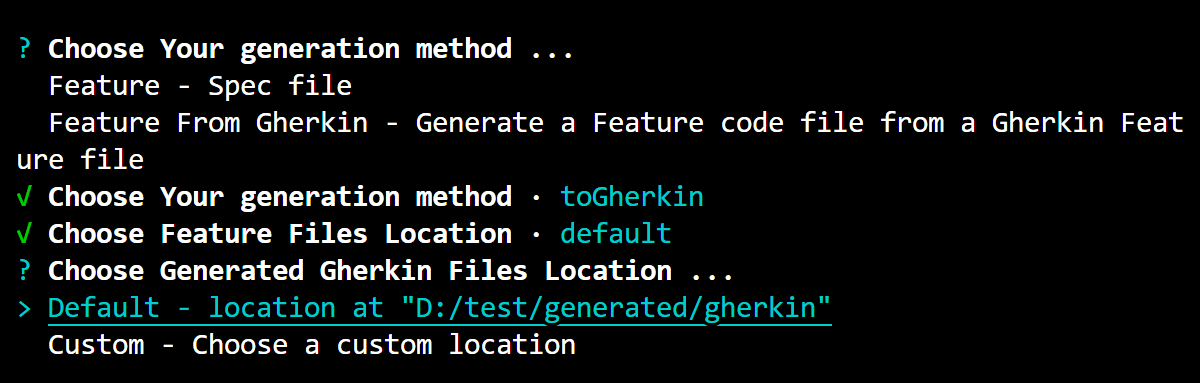 Generated-Gherkin-Location